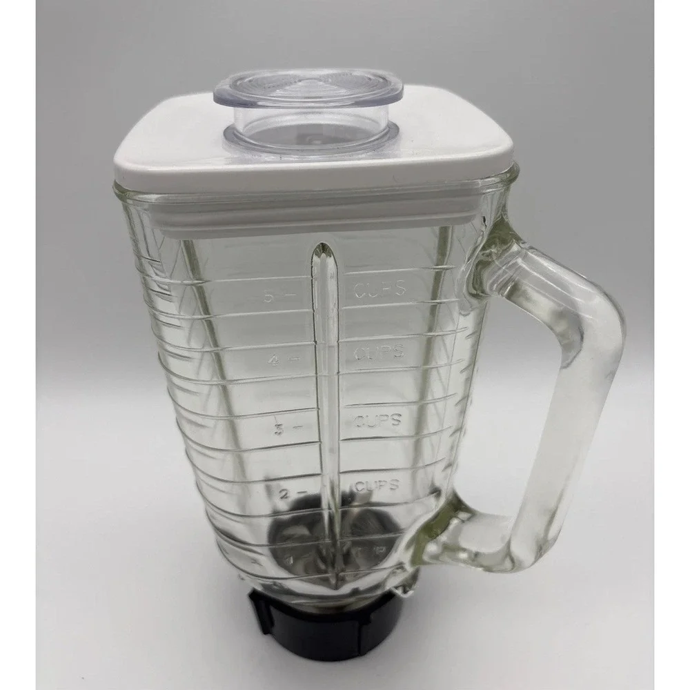 Oster Regency Blender Glass Jar 5 Cup w/ Lid & Blade Original Vintage